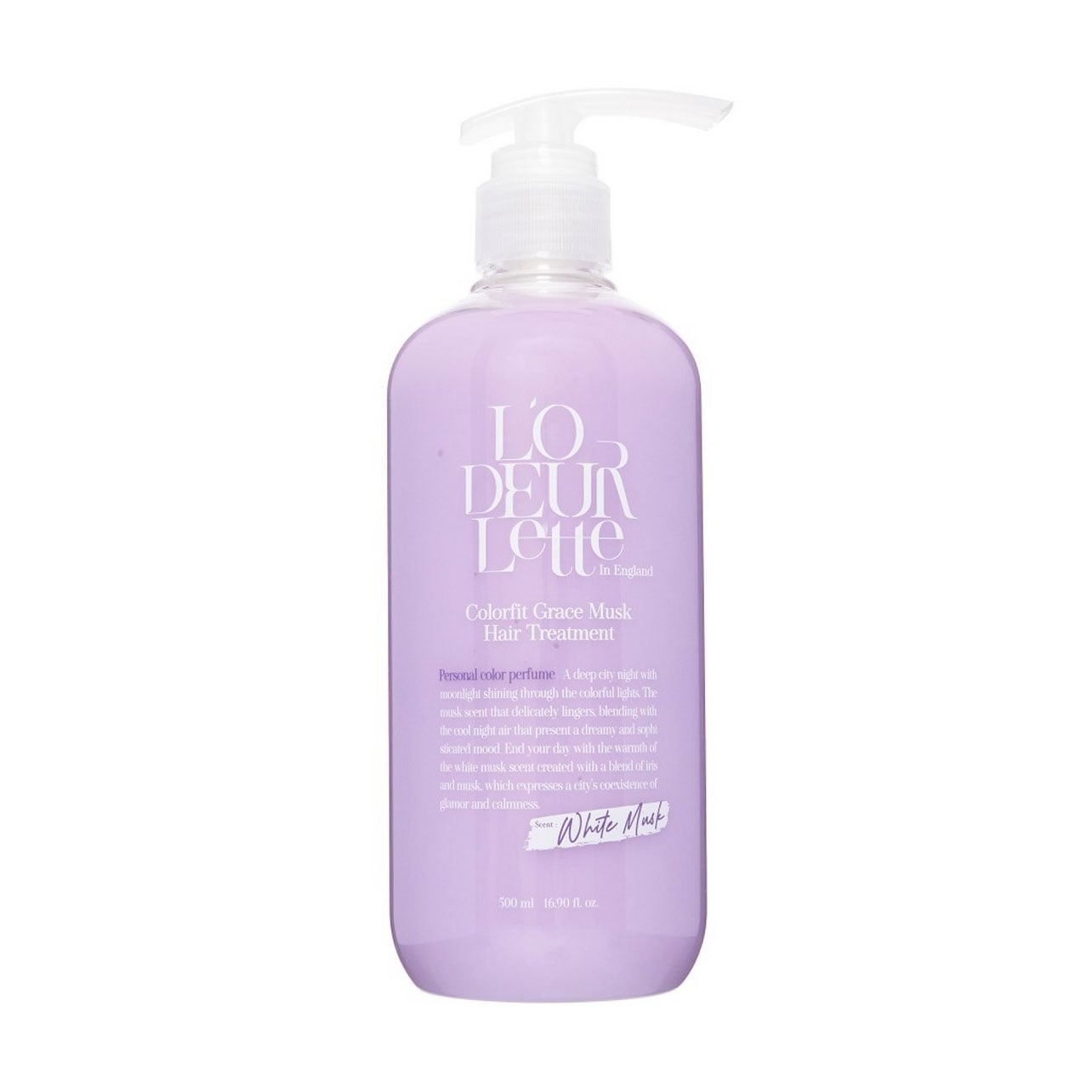 Маска для волосся L'Odeurlette In England Colorfit Grace Musk Hair Treatment, 500 мл